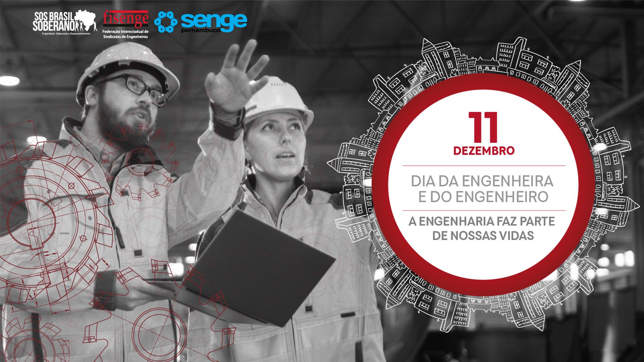 Em vídeos, profissionais prestam homenagem ao Dia do Engenheiro