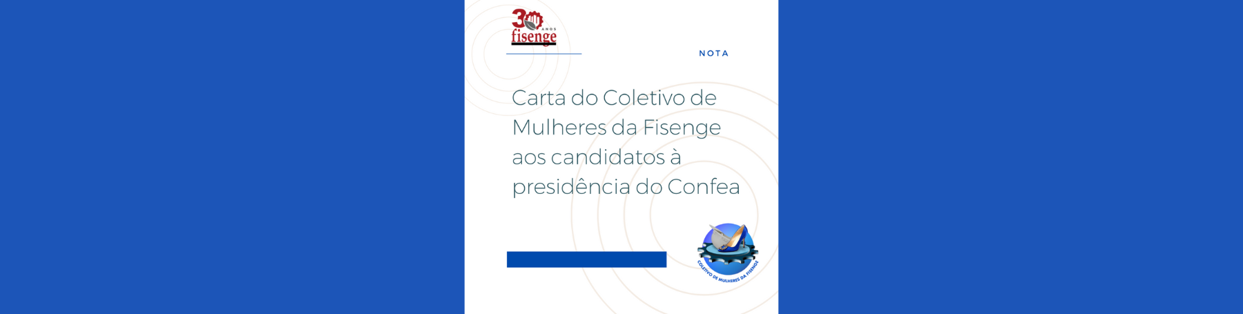 Coletivo de Mulheres da Fisenge envia carta de propostas aos candidatos Francisco Almeida e Amaury Monteiro